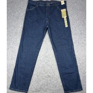 Wrangler Rugged Wear Performance Regular Fit Jeans Comfort Flex Waistband 42x32